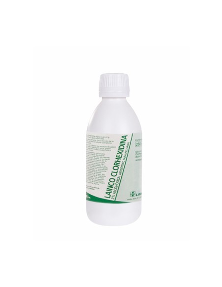 Clorhexidina Alcohólica 2% 250 ml. Tapón rosca