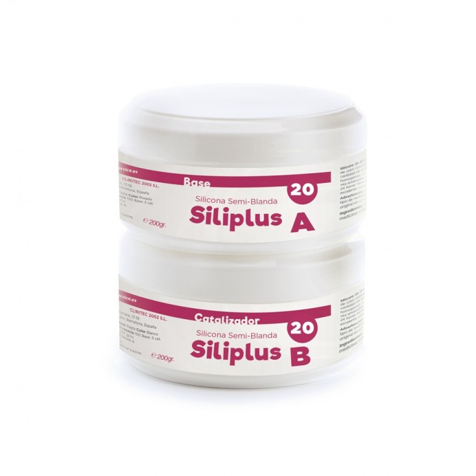SILIPLUS 20 Silicona semi-blanda A+B...