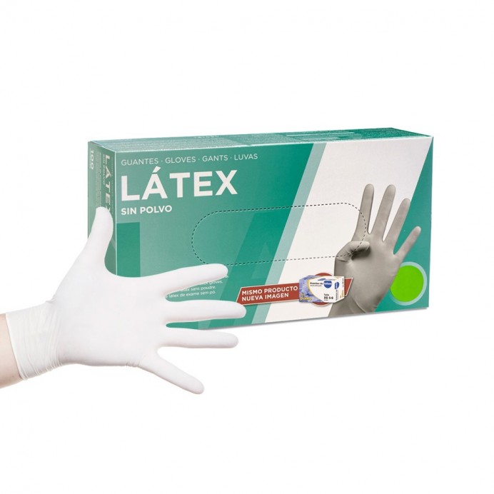 GUANTES Látex Sin Polvo (100 uds.) 4G