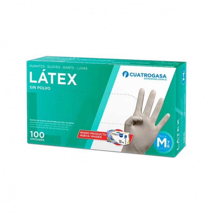 GUANTES LATEX SIN POLVO X PEQUE OS 100 UNID 4G – Moltodent