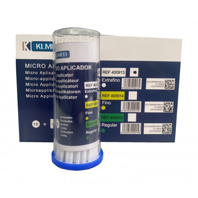 Bastoncillo aplicador Verdes 100 uds.