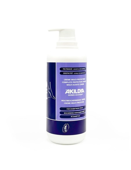 Akildia Crema Multi-protectora Pies diabéticos 500 ml.