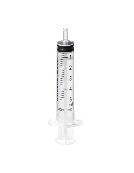 JERINGA OMNIFIX 3 cuerpos 5 ml. Luer (sin látex)