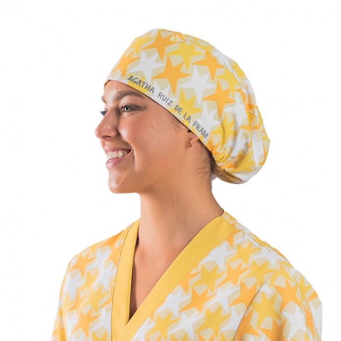 Gorro  con Goma Cometa Amarillo Agatha