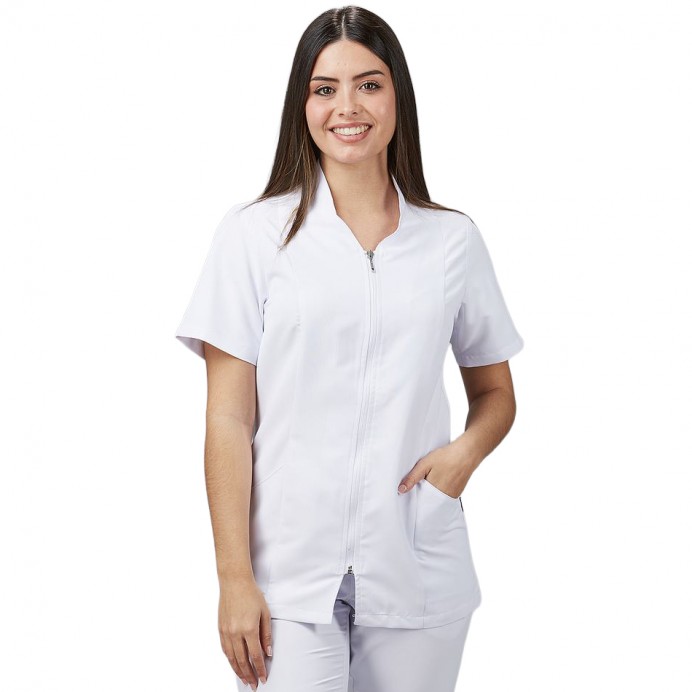 Casaca Microfibra Mujer Menorca Blanco