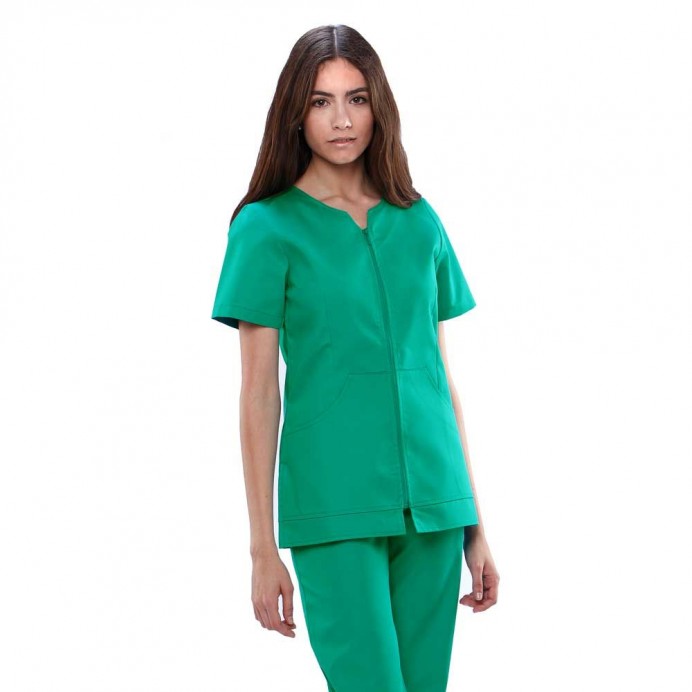 Chaqueta Mujer con cremallera Verde