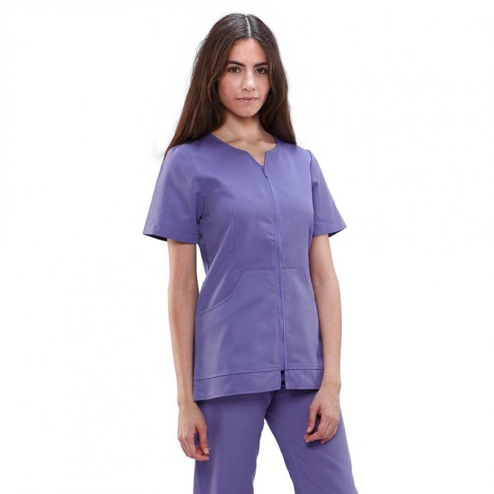 Chaqueta Mujer con cremallera Lila