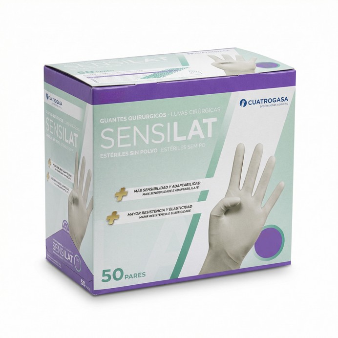 Guante quirúrgico Estétil Látex (50...