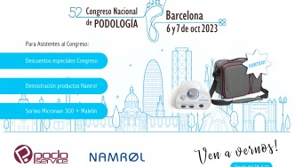 Podoservice en el 52 Congreso de Podología en Barcelona: ¡Te esperamos!